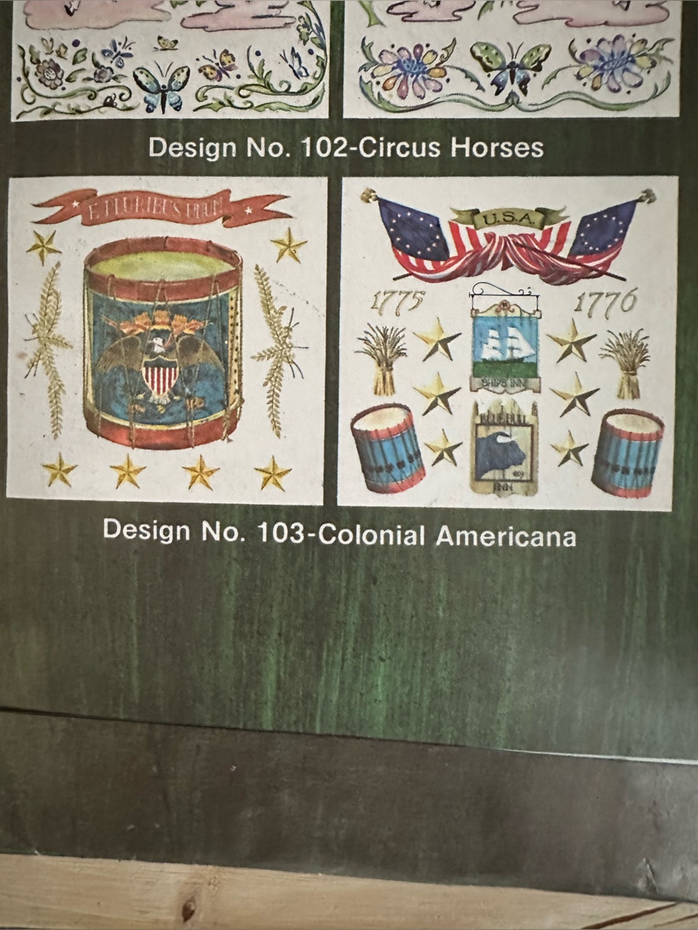 Vintage 1960s Decotiques Design Colonial Americana
